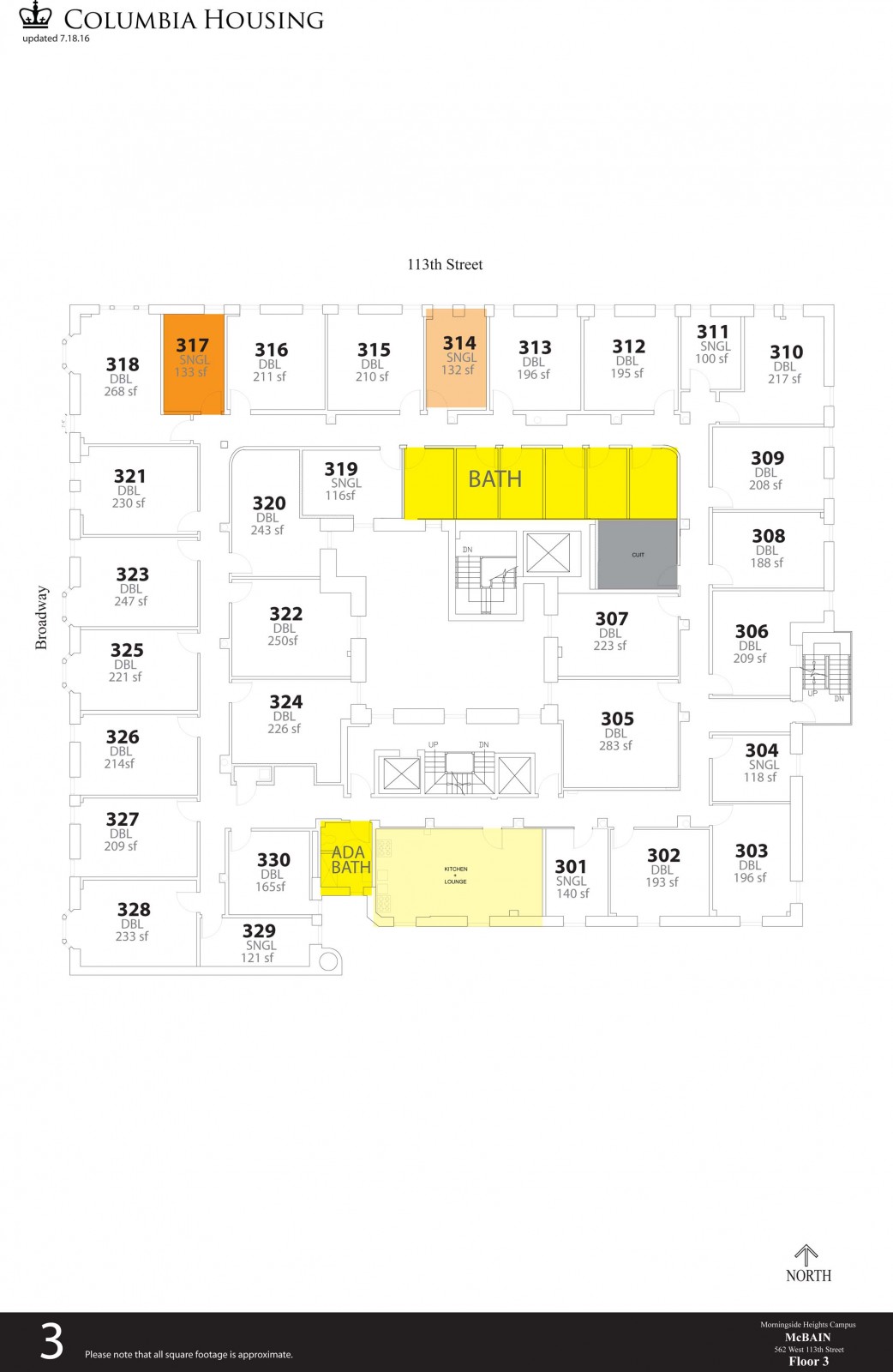 McBain Hall Columbia Housing